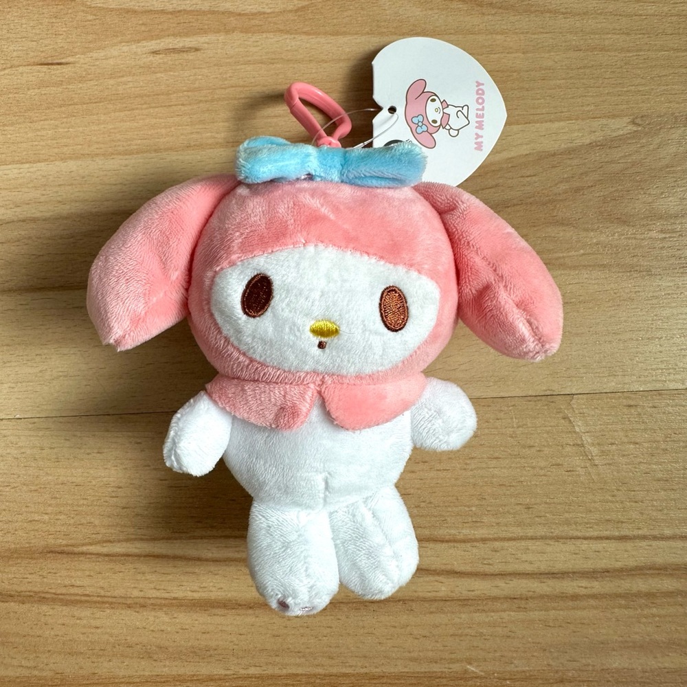 My melody limited edition authentic Sanrio keychain plush from Tokyo, Japan